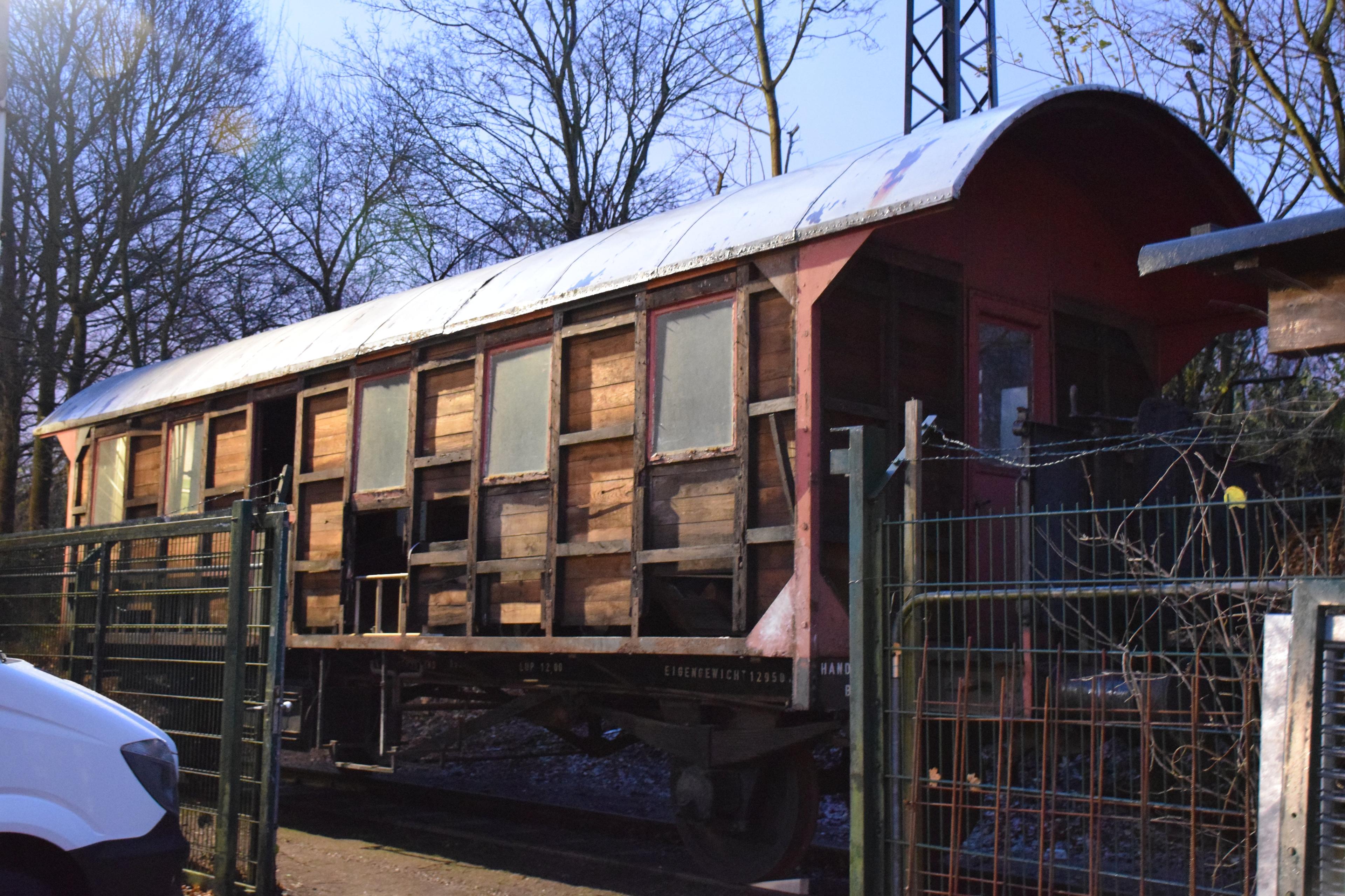 Historischer Zugwagen Hespertalbahn