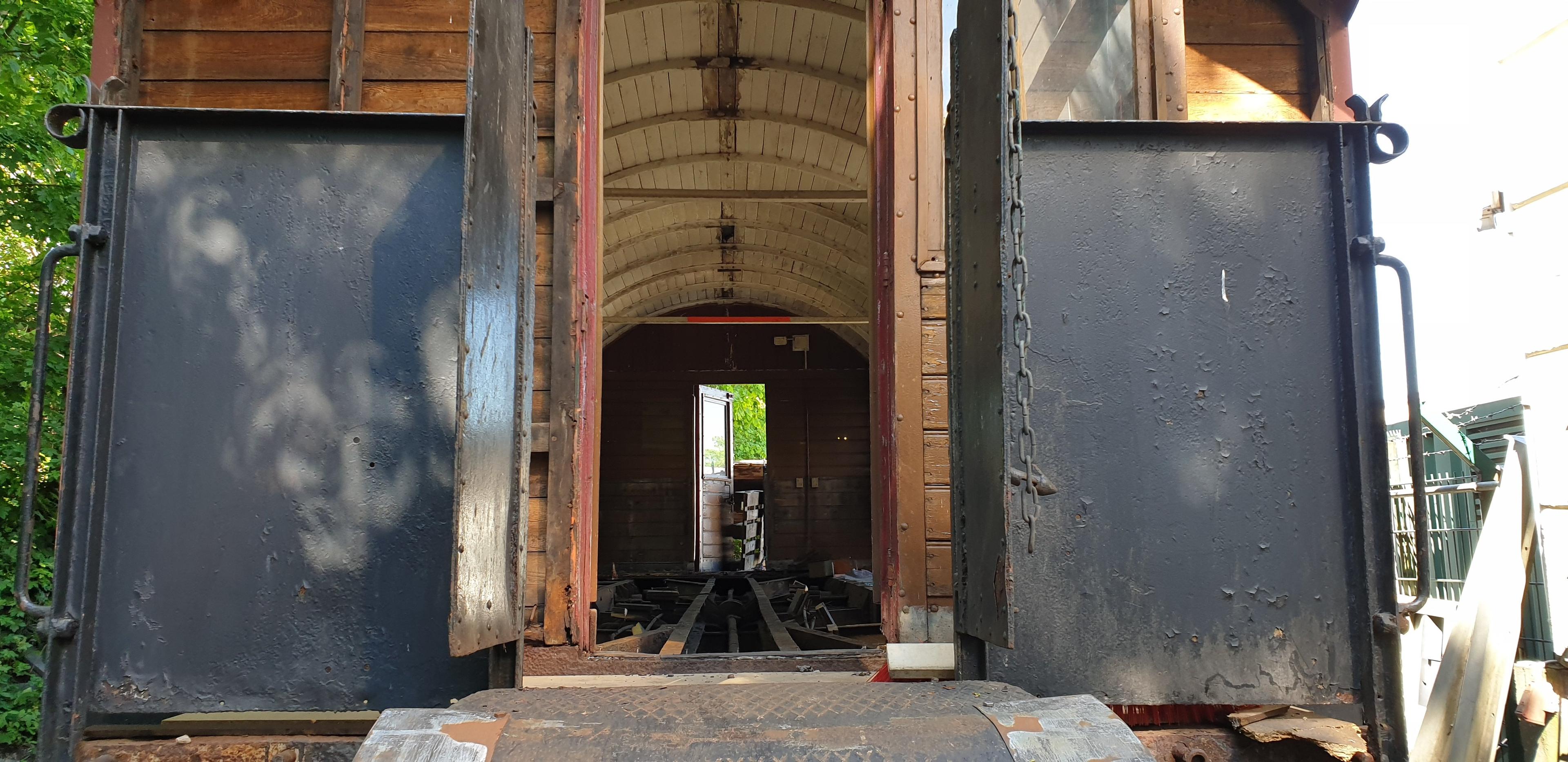 Historischer Zugwagen Hespertalbahn - Innenraum