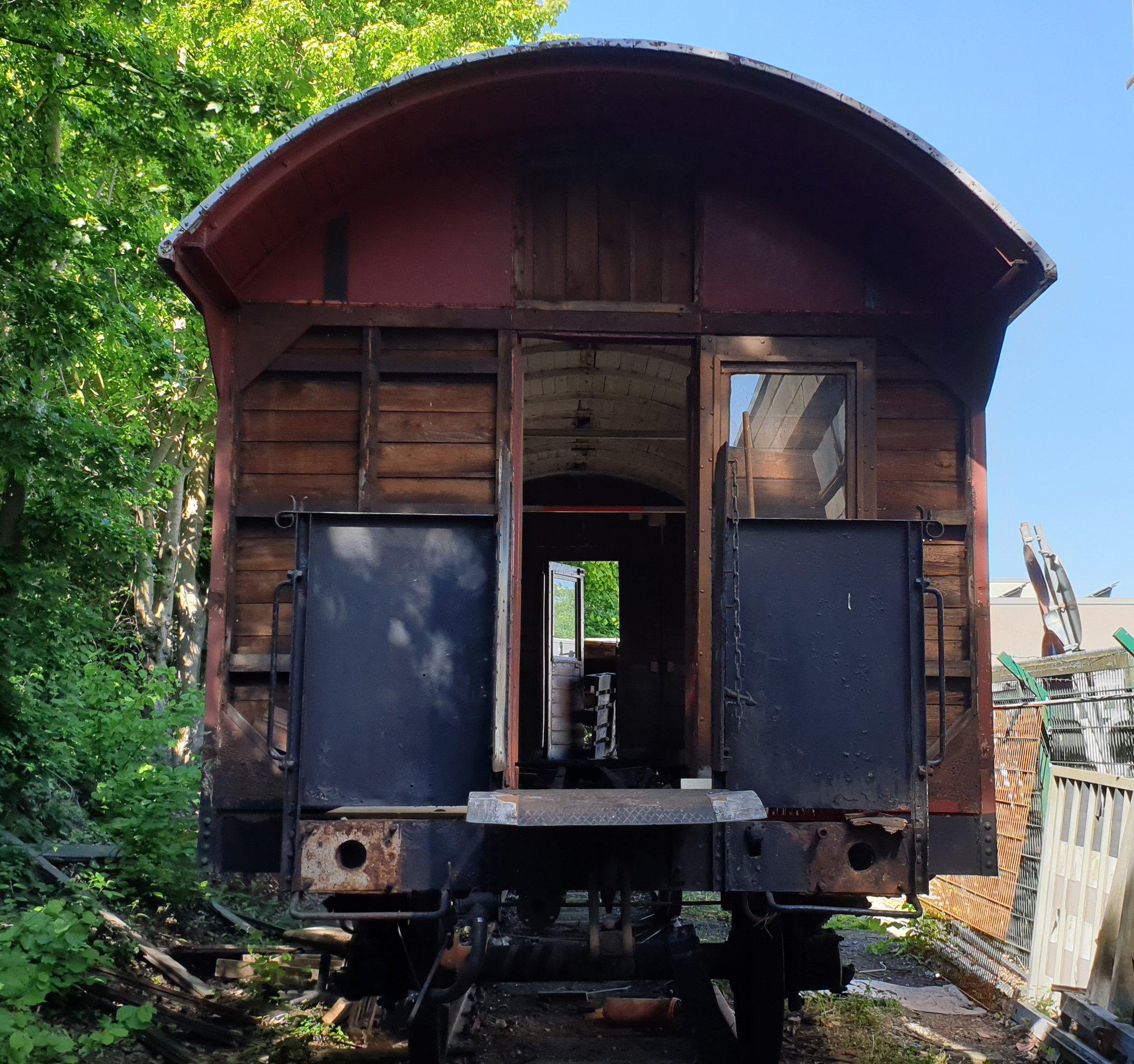 Historischer Zugwagen Hespertalbahn - Außen