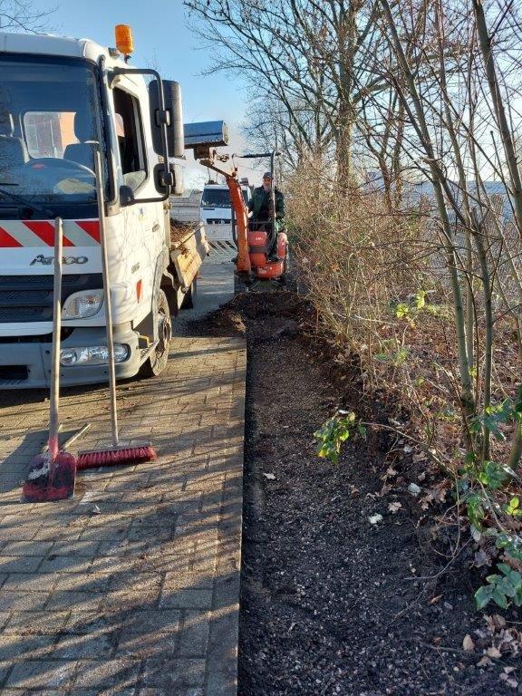 Verbreiterung der Feuerwehrfahrt